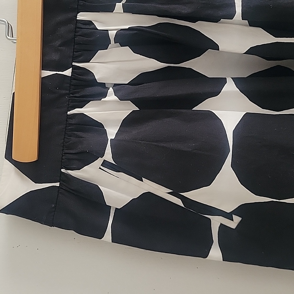 Banana Republic Black and White Dot Circle Skirt Marimekko